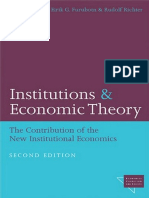 (Economics, Cognition, and Society) Eirik G. Furubotn, Rudolf Richter - Institutions and Economic Theory_ The Contribution of the New Institutional Economics (Economics, Cognition, and Society)-Univer (1).pdf
