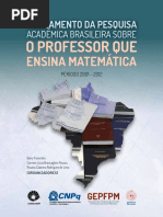 Mapeamento Da Pesquisa Acadêmica Brasileira Sobre o Professor Que Ensina Matemática