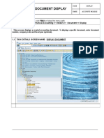 Document Display: Enter Transaction Code FB03 or Follow The Menu Path