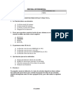 Optimizando el  del documento de la prueba intermedia de Excel