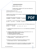 Álgebra Linear – Lista 1