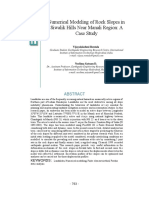 Numerical Modeling of Rock Slopes in Siwalik Hills Near Manali Region: A Case Study