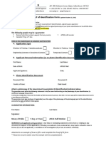 Reg5.0 - Proof of Identification Form - With Example - October 2018