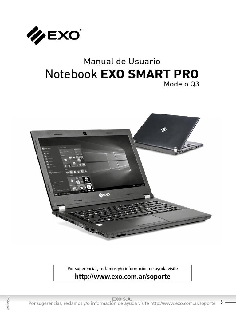 F158-GG) Manual Notebook Smart Pro Q3 PDF | PDF | Windows 10 | USB, image size:768x1024