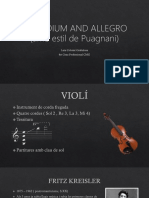 Preludium Und Allegro de Kreisler