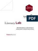 Franco Moretti - Operationalizing PDF