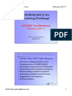 MIAQC Conference: ASHRAE 62.2 For Existing Dwellings