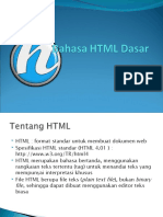 Dasar HTML