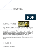 BALÍSTICA