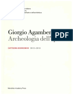 Agamben Giorgio Archeologia Della Opera PDF