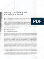 Shepsle Cap IV Decision Grupal y La Regla de La Mayoría