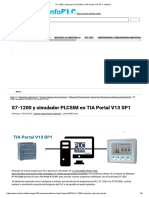 S7-1200 y Simulador PLCSIM en TIA Portal V13 SP1 