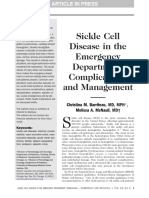 Sickle Cell Disease in the Emergency Department