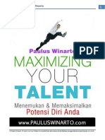 Maximing Your Talent
