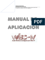 Manual de Aplicación WISC