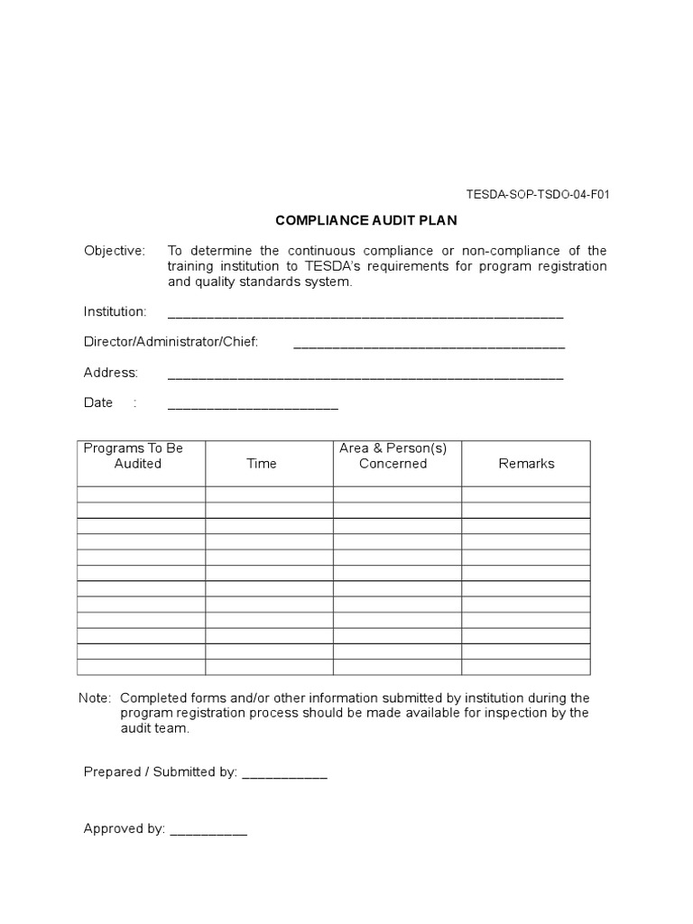 Compliance Audit Forms Sea-Based | PDF | Auditor's Report | Audit