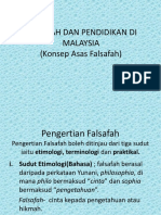 FALSAFAH DAN PENDIDIKAN DI MALAYSIA