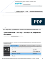 Sysmac Studio NJ - 4 Carga - Descarga de Programas A Controlador - infoPLC PDF