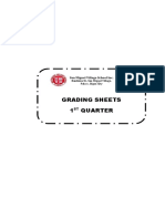 Grading Sheets 1 Quarter: San Miguel Village School Inc