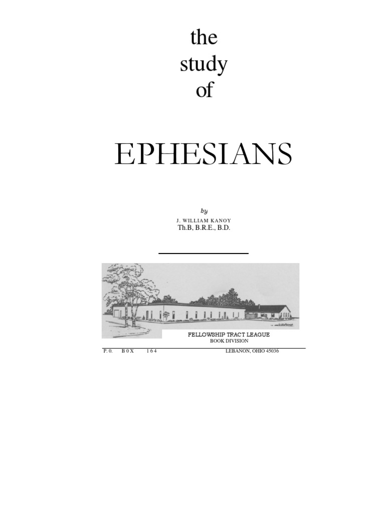 The Study of Ephesians | PDF