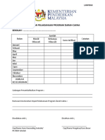 Format Laporan Program Ziarah Cakna