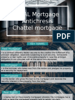 REAL Mortgage Antichresis Chattel Mortgage