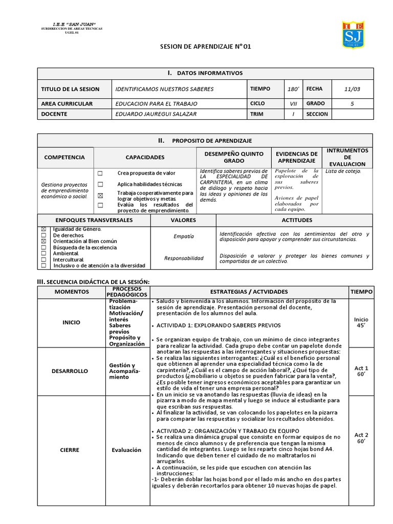 sesion-de-aprendizaje1-pdf-evaluaci-n-aprendizaje