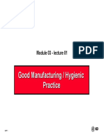 GHP and GMP in Food Safety Practices | PDF | Hygiene | Food Safety