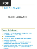 Kpi Analysis: Reasons and Solutions