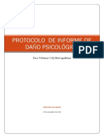 3.-PROTOCOLO DE INFORME DE DAÑO PSICOLÓGICO, Área Víctimas CAJ Metropolitano