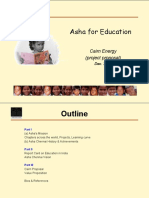 Asha For Education: Cairn Energy (Project Proposal)