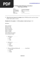 Soal UTS Bahasa Inggris Kelas 1 Semester 2