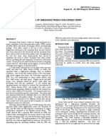 Reduction of Emissions From A High Speed Ferry