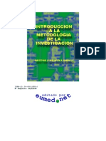 Introducción A La Metodología de La Investigación. Hectór Luis Avila Baray