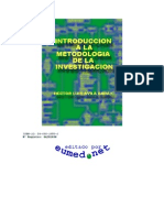 Introducción a la metodología de investigación