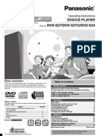DVD/CD Player DVD-S27/DVD-S27U/DVD-S24: Dear Customer
