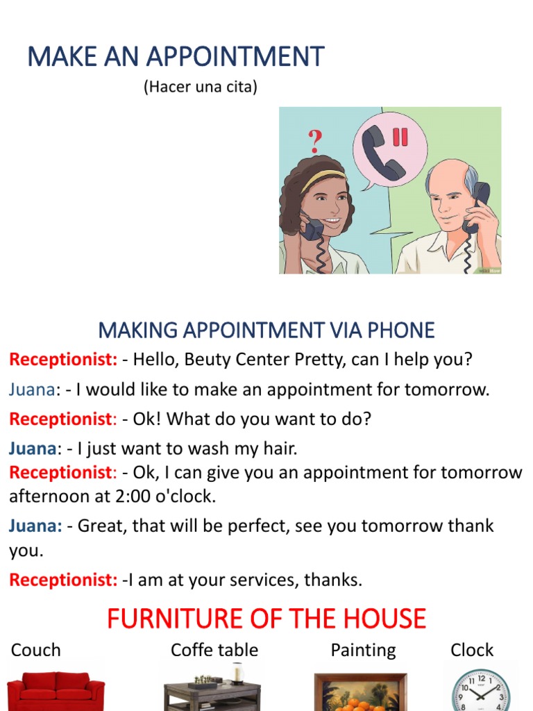How to Make an Appointment by Phone | PDF