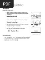 Engineering Lettering Guidelines | PDF | Pencil | Drawing