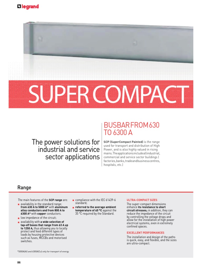 Zucchini Busbar Scp Series Technical Catalog Pdf Thermal Expansion Fuse Electrical
