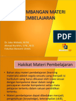 7 Pengembangan Materi Pembelajaran