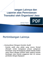 Pertimbangan Lainnya