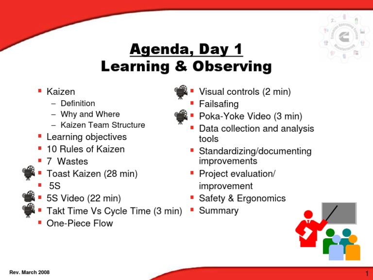 Kaizen Training Overview and Tools | PDF