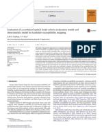 Evaluation of a Combined Spatial Multi Criteria Evaluation Model an 2016 CAT