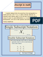 Subscript in Math Subscript in Math Subscript in Math: - by James H. Steiger