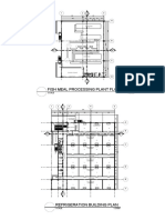 Fish Meal Processing Plant Floor Plan: Cooker
