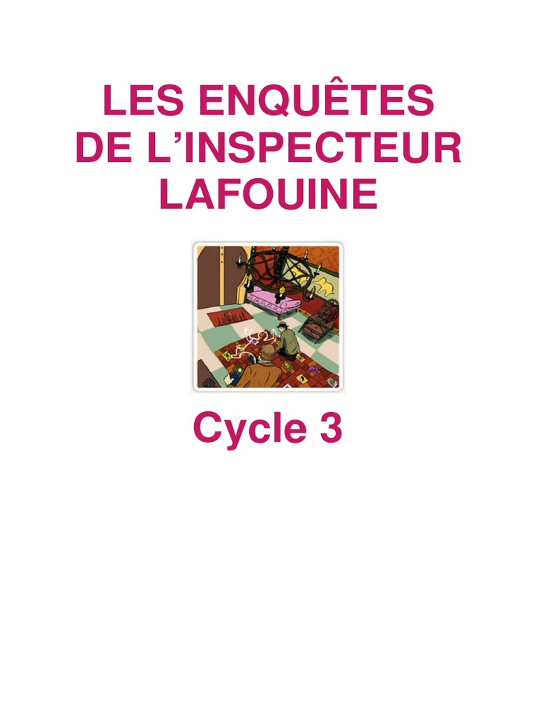Les Enquêtes De L Inspecteur Lafouine Pdf