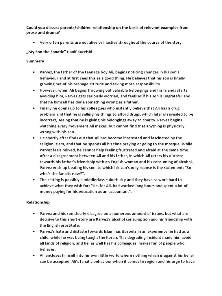 Parents, Children Relationship | PDF | Pride And Prejudice