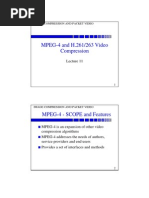 MPEG-4 and H.261/263 Video Compression