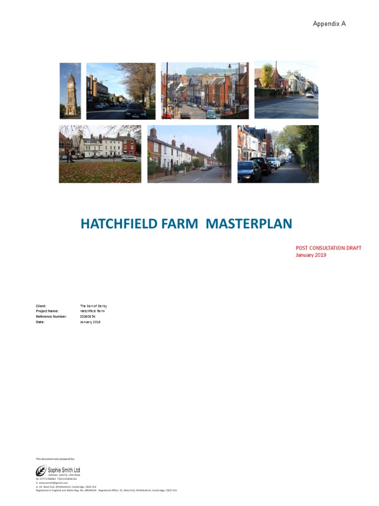 Hatchfield Farm Masterplan Overview | PDF | Cycling Infrastructure | Road