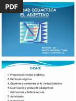 Unidad Didactic A- El Adjetivo